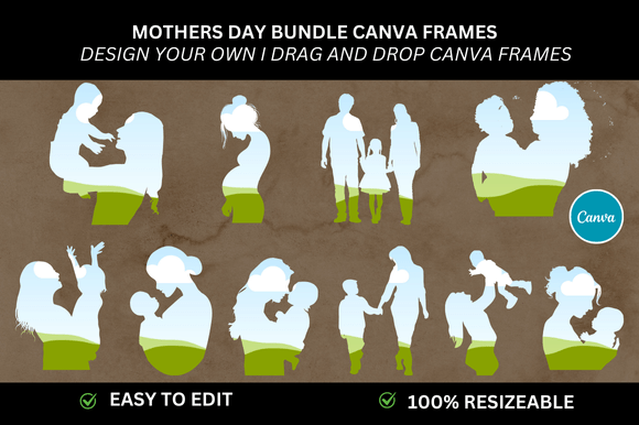 5 Mother's Day Canva Frames: Streamline Your Design Process