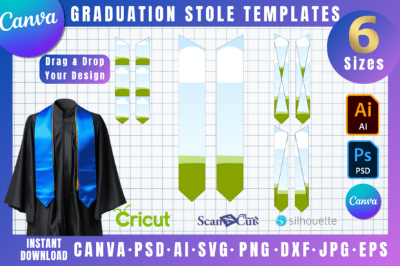 Canva Graduation Stole Template: Design Your Own Ceremony Sash