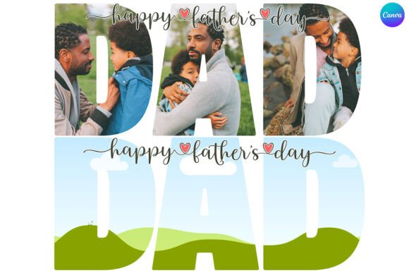 Celebrate Dad with a Custom Canva Frame