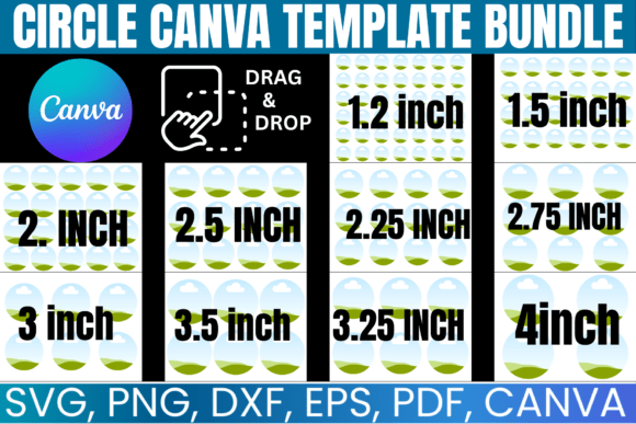 Circle Canva Template Bundle: Your Shortcut to Polished Labels