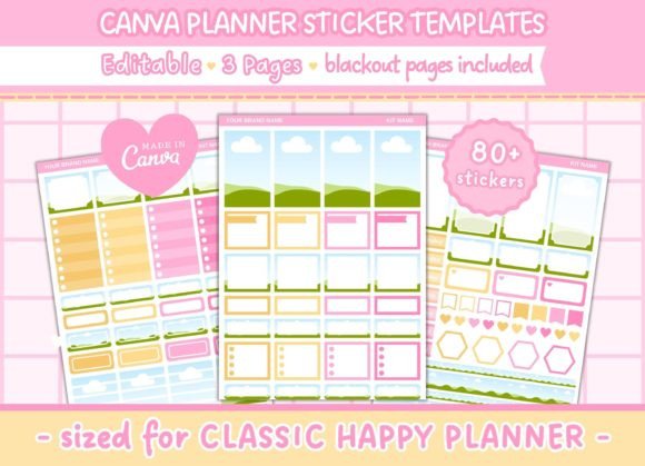 Custom Planner Stickers: The Canva Editable Advantage