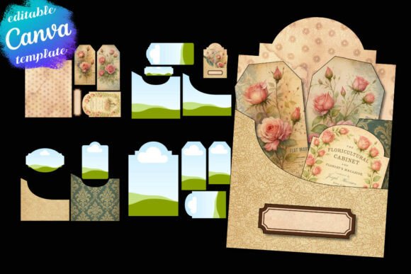 Editable Canva Frames for Loaded Tag: Your Shortcut to Vintage Charm