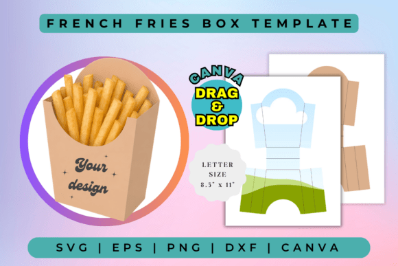 French Fries Box Template: Your Complete Design Kit