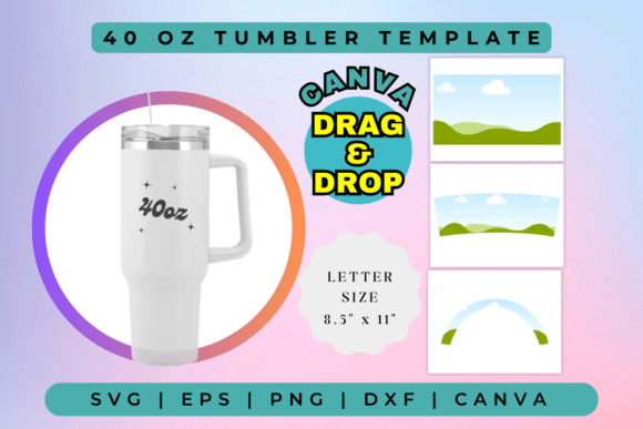 Master Your Brand: The Ultimate 40oz Tumbler Template