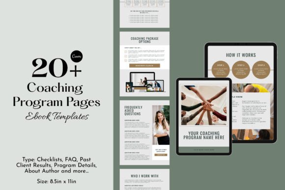 Organize Your Coaching Program with Canva Templates