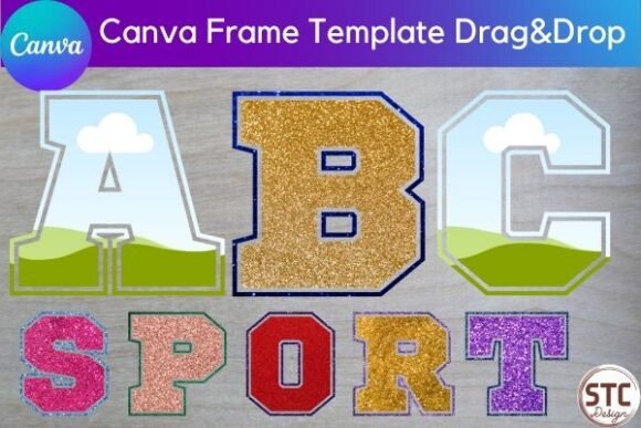 Sport Letter Canva Frame Template: A Designer's Perspective
