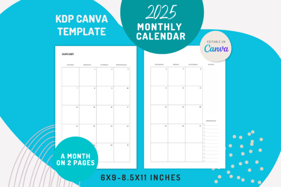 Streamline Your 2025: A Designer's Guide to Canva Monthly Templates
