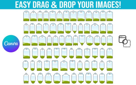 Unlock Creativity with 75 Customizable Tag Frames